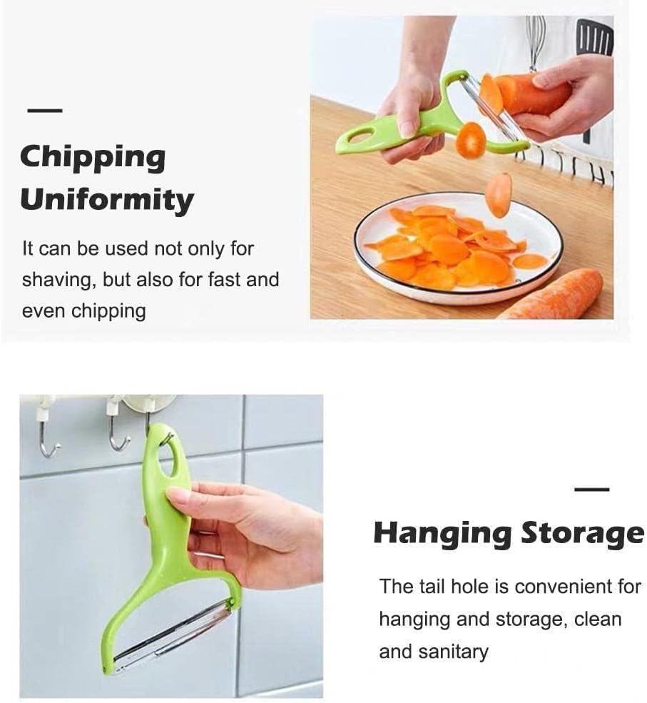 SharpPeel - Pelador de verduras de acero inoxidable | 1+1 GRATIS