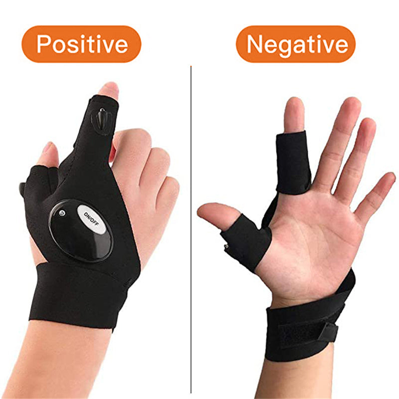 Guantes LED cómodos con luces a prueba de agua | Brehn