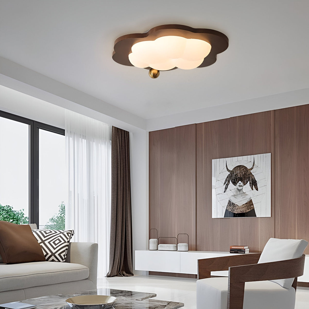 Loft | Lámpara de techo LED de madera