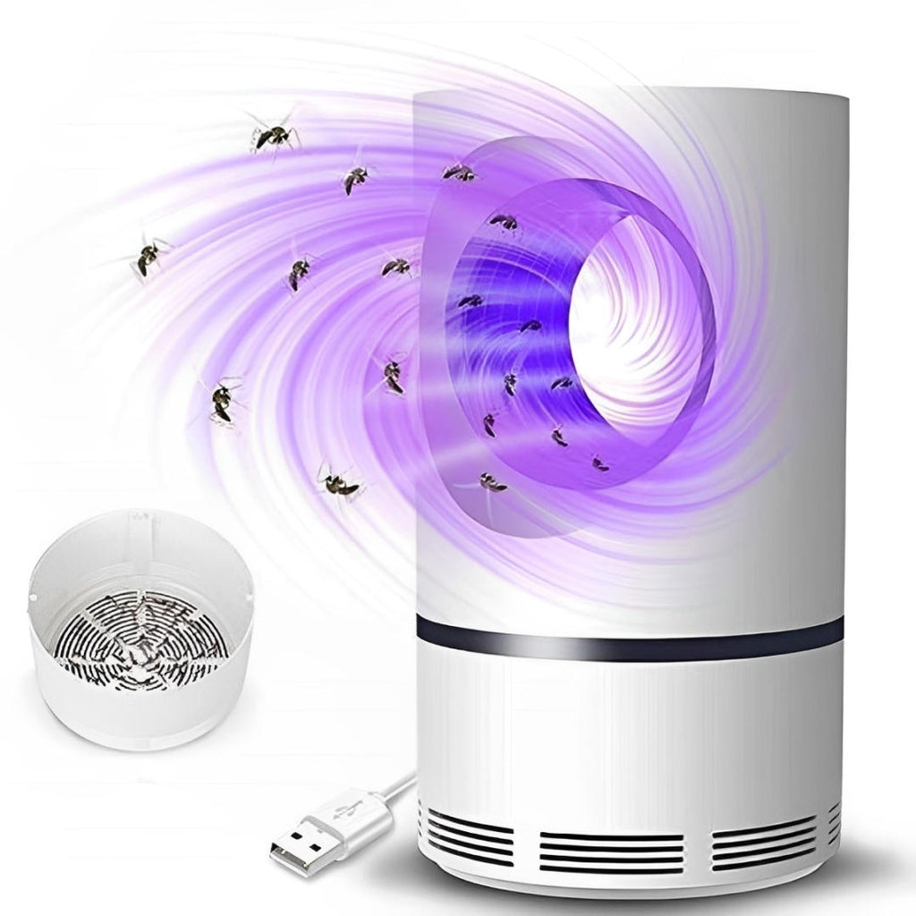 Trampa de Insectos con Luz UV - Asesina de Mosquitos y Moscas para Interior/Exterior