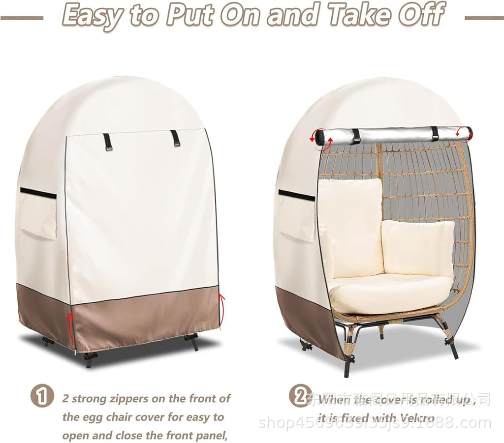 Cubierta Impermeable para Silla Huevo con Doble Cremallera – Solara