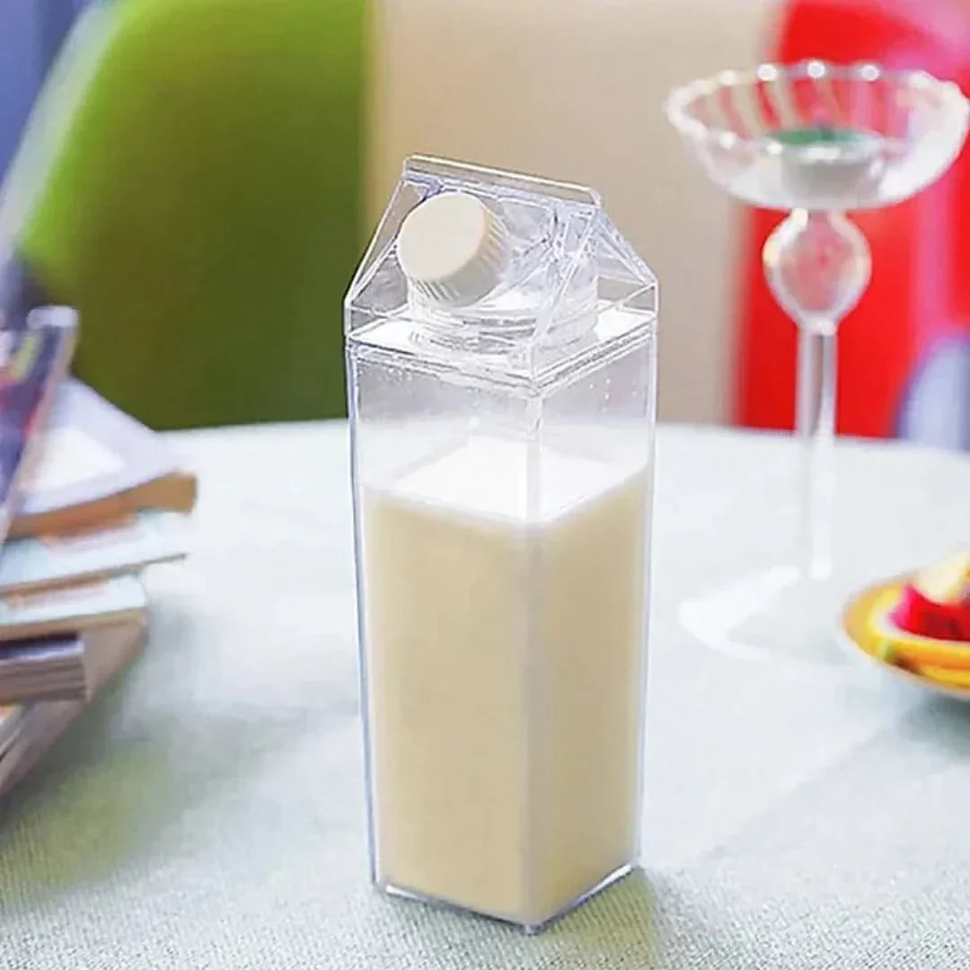 ClearPour – Cartón de leche transparente | 1+1 GRATIS