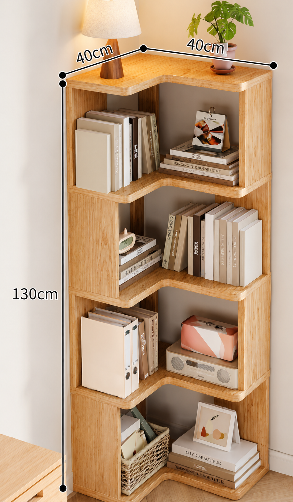 ARDENVELL – Armario de esquina de madera de pino procesada en estilo escandinavo para elegancia y funcionalidad que ahorra espacio