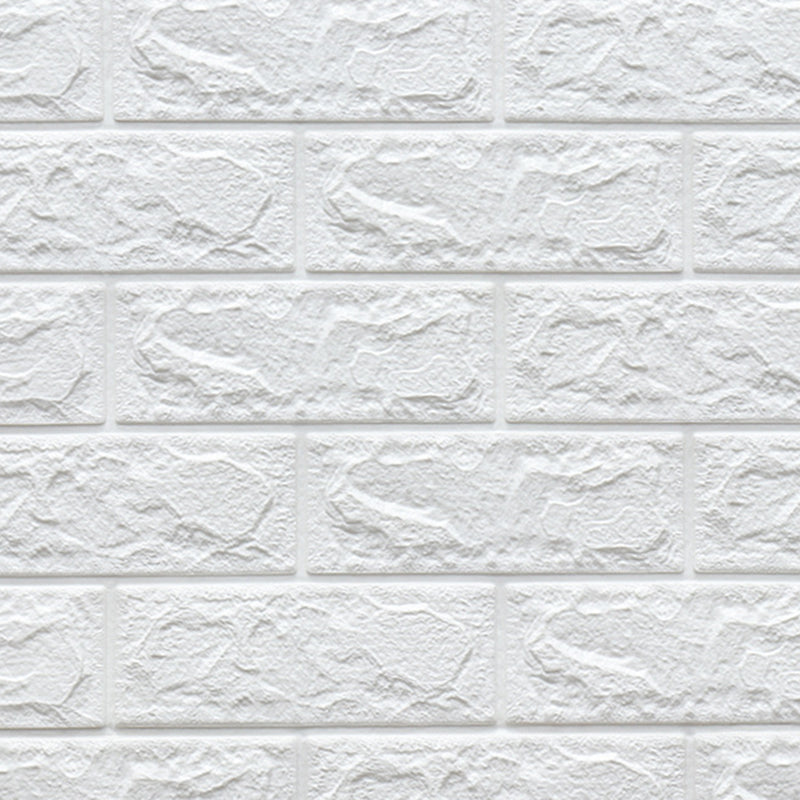 Lisslune | Panel de Pared de Ladrillo Sintético 3D, Espuma Autoadhesiva para Sala de Estar, Impermeable para Pared y Techo