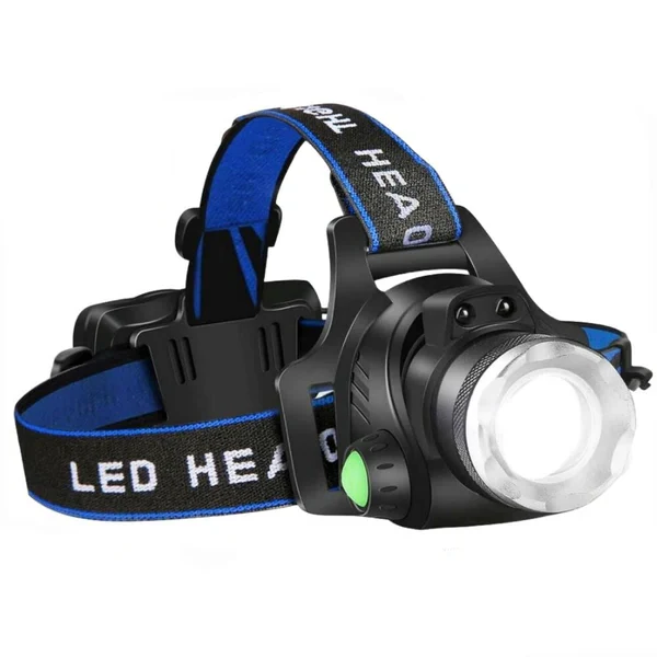 BowLift | Linterna Frontal LED Recargable de 300LM, Linterna Táctica Zoomable