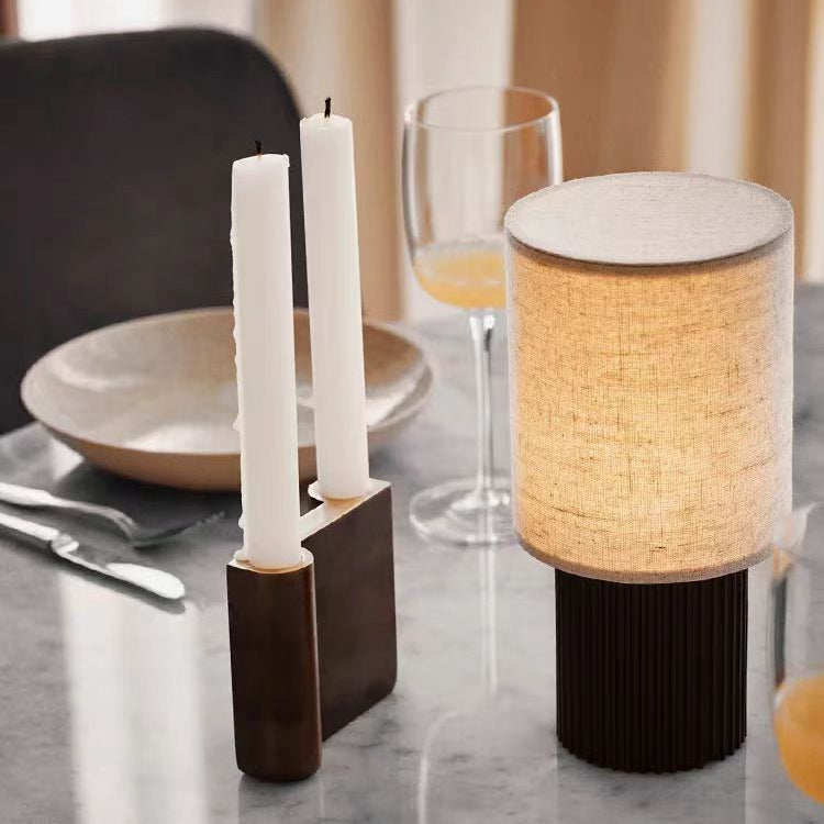 Lámpara de Mesa Inalámbrica Portátil Diseño de Lona