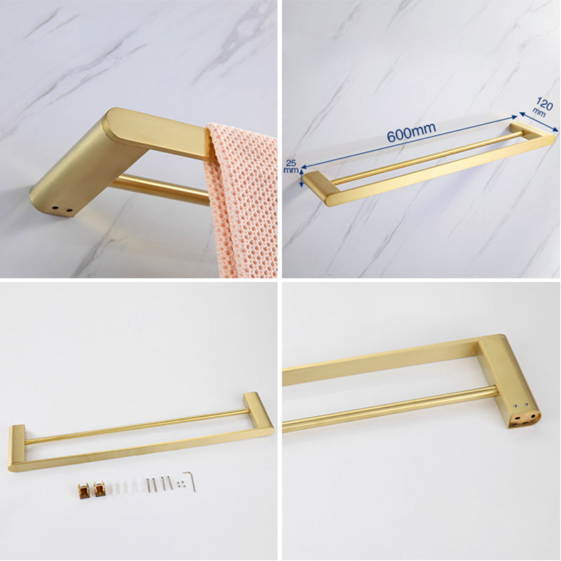 Lisslune | Juego de Accesorios de Baño Moderno Barra de Toalla Juego de Accesorios de Baño Dorado