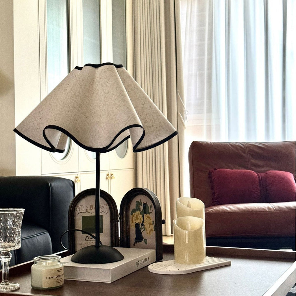 Lámpara de Mesa Diseño de Pétalo Luz de Noche
