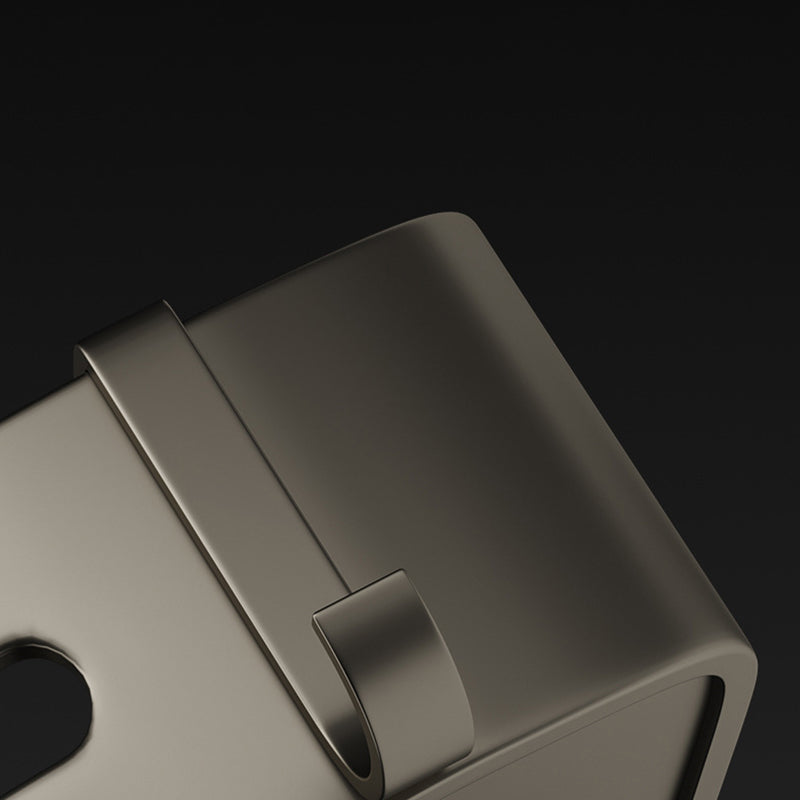 Conjunto de Accesorios de Baño de Aluminio Contemporáneo Estante de Baño Gris