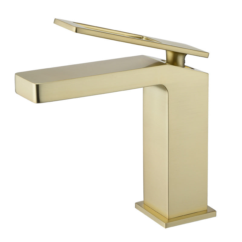 Lisslune | Grifo mezclador de palanca estilo Glam para lavabo de baño
