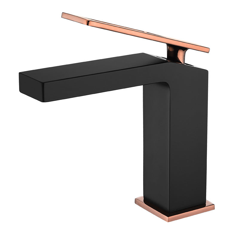 Lisslune | Grifo mezclador de palanca estilo Glam para lavabo de baño