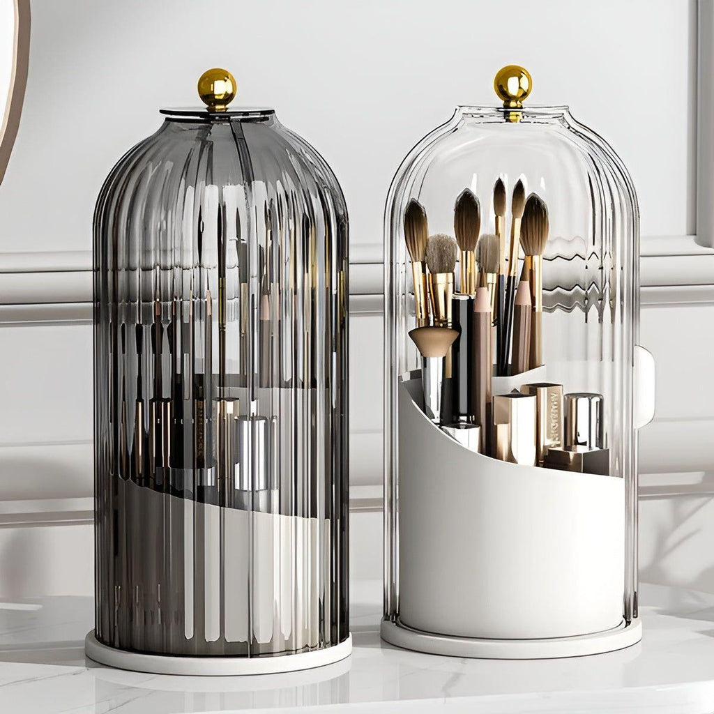 BeautySphere - Organizador de Maquillaje Rotativo 360° para un Almacenamiento sin Esfuerzo de Brochas