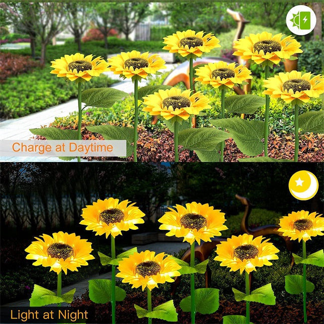 SunGlow — Lámparas de girasol solar | 50% DESCUENTO