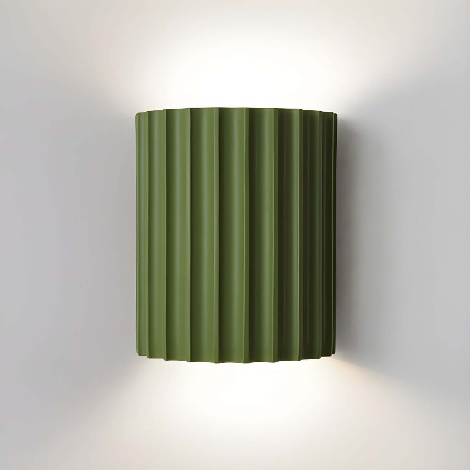 Aplique de Pared Moderno Semicircular de Resina