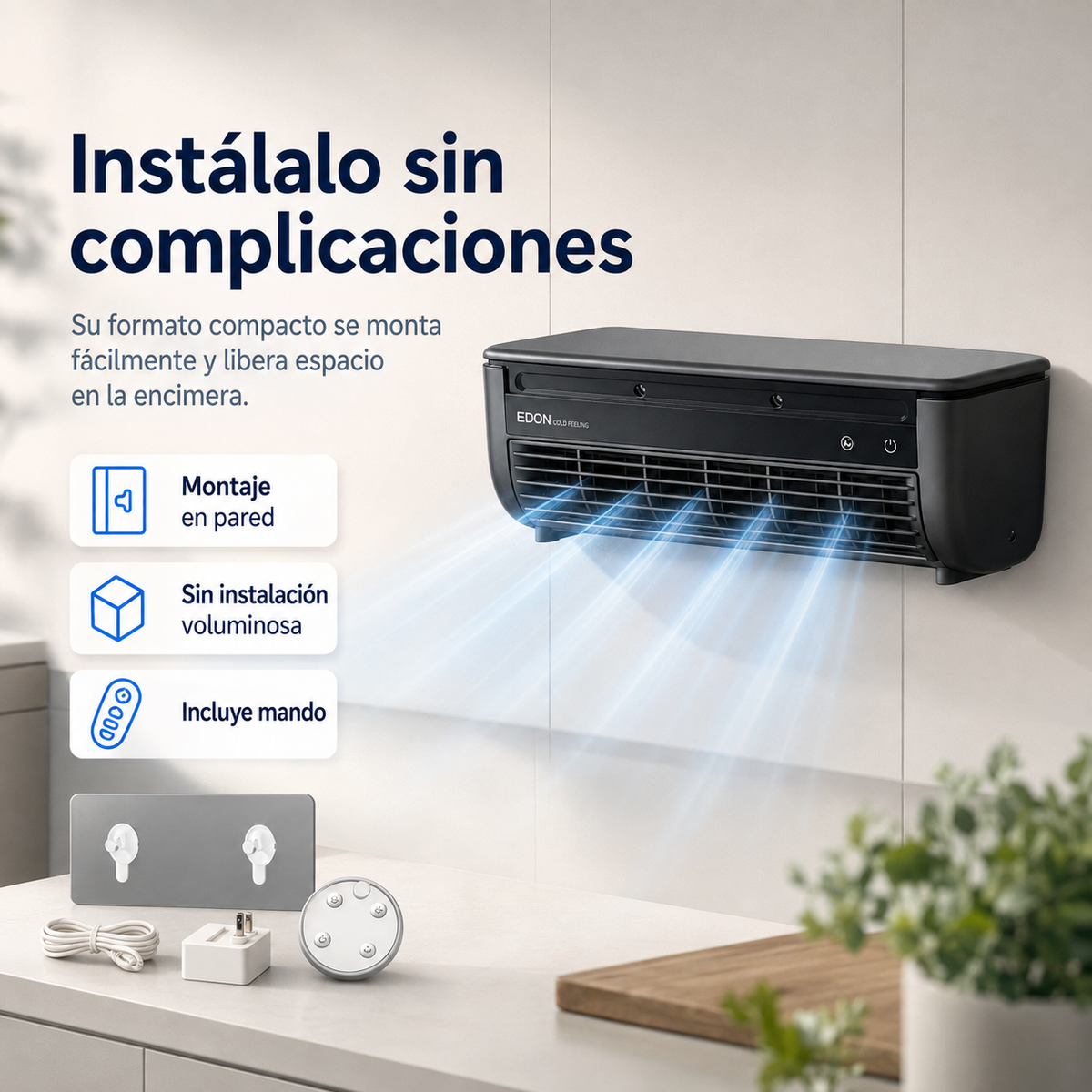 Aire Acondicionado de Pared Compacto Moderno