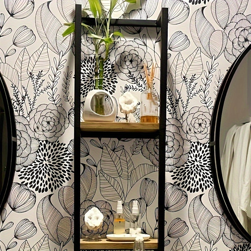 Estante de Toallas Industrial con Estantes – Mueble de Pared Elegante y Funcional
