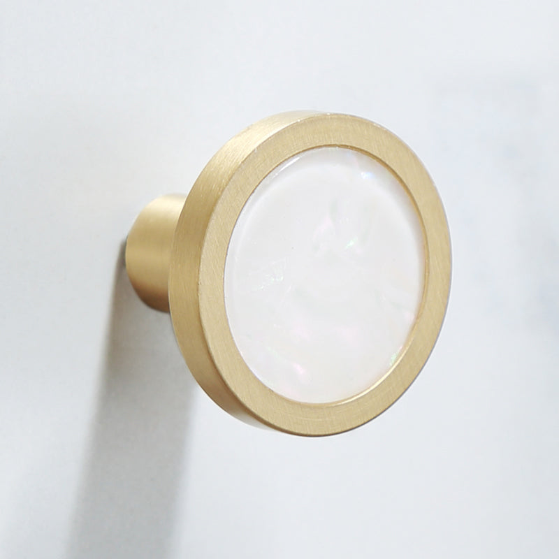 Juego de Accesorios de Baño en Latón Pulido Accesorios de Baño de Mármol