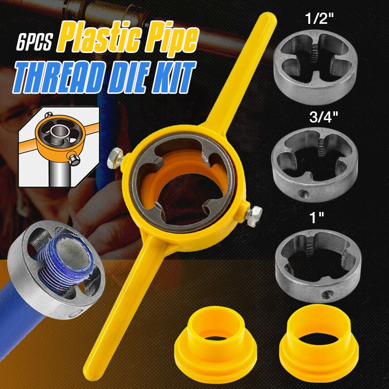 ThreadPro - Juego de 6 piezas de mordazas de rosca de plástico | 50% DESCUENTO