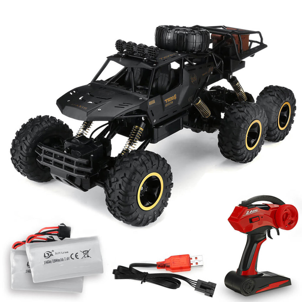 Camión Monster RC de 6 Ruedas – Off-Road Escala 1/12 con Tecnología Avanzada de 2.4GHz y Alta Velocidad