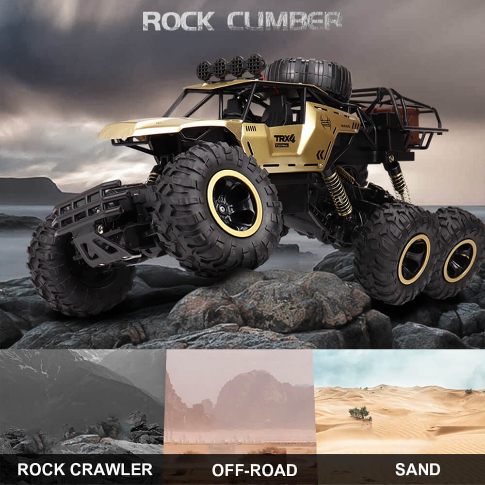 Camión Monster RC de 6 Ruedas – Off-Road Escala 1/12 con Tecnología Avanzada de 2.4GHz y Alta Velocidad