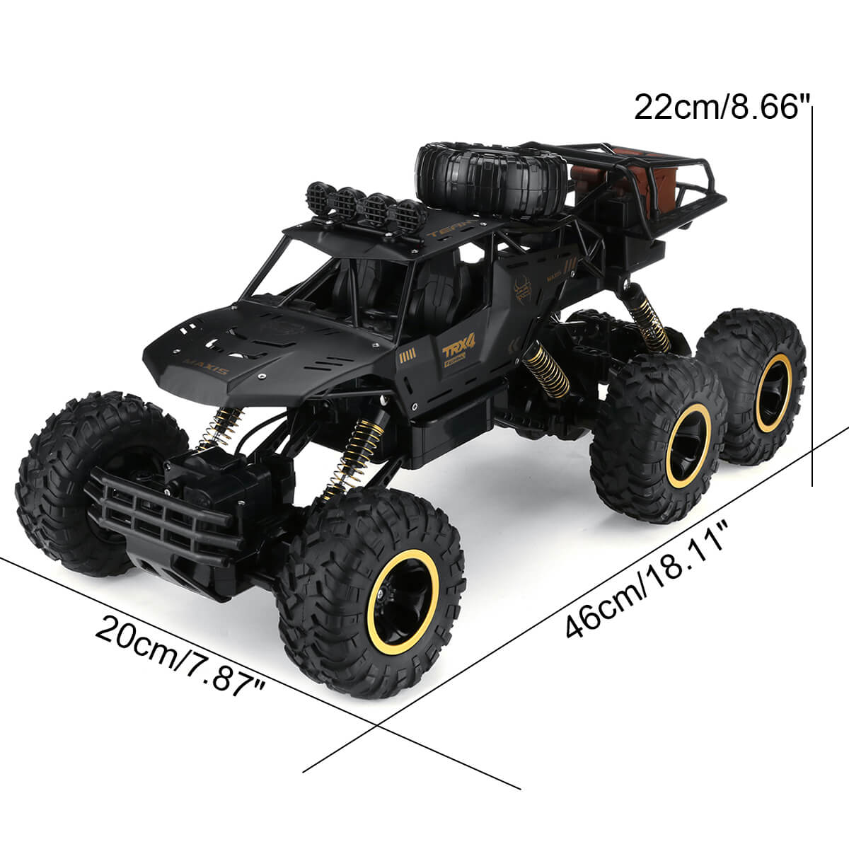 Camión Monster RC de 6 Ruedas – Off-Road Escala 1/12 con Tecnología Avanzada de 2.4GHz y Alta Velocidad