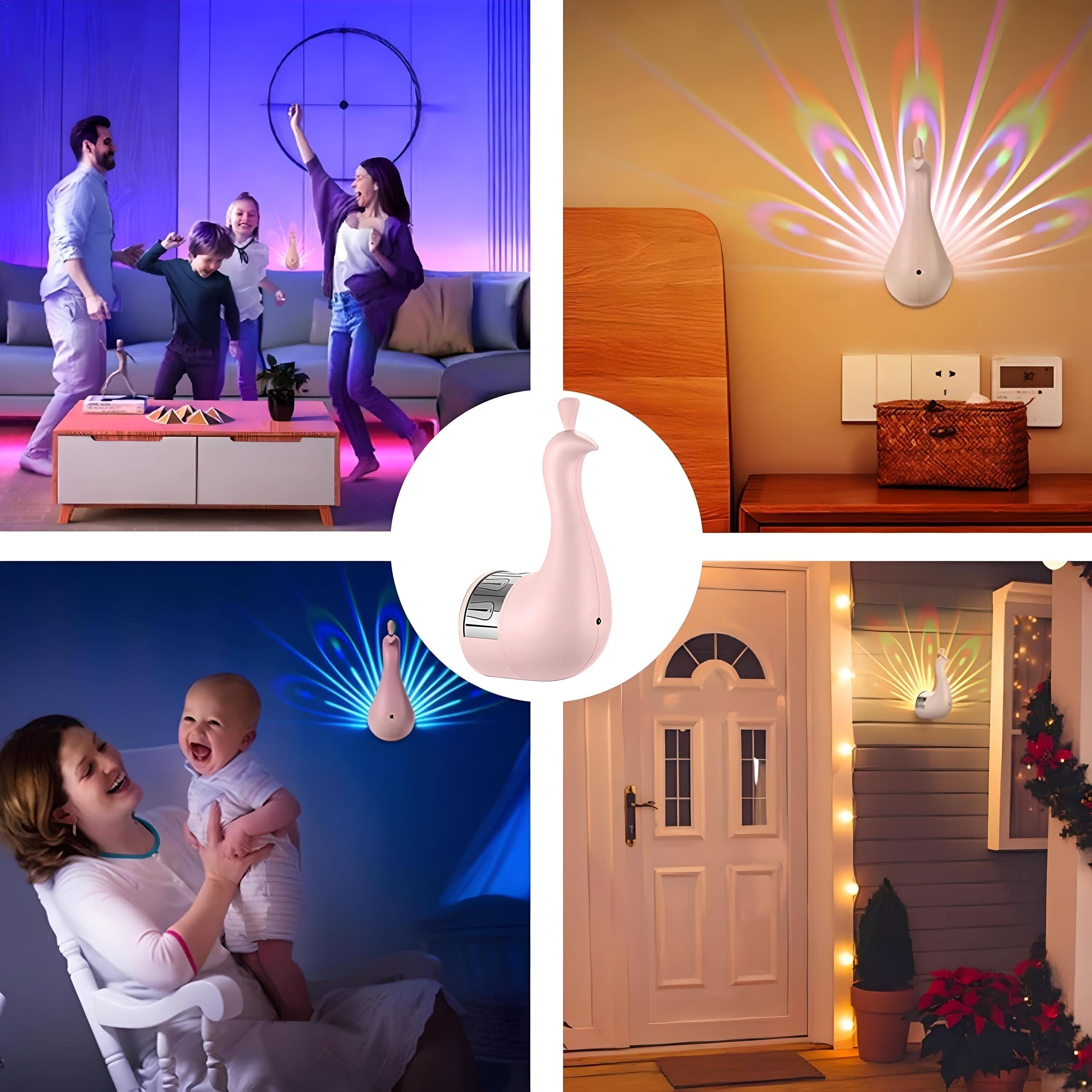 Luz de pared mágica para noches reconfortantes