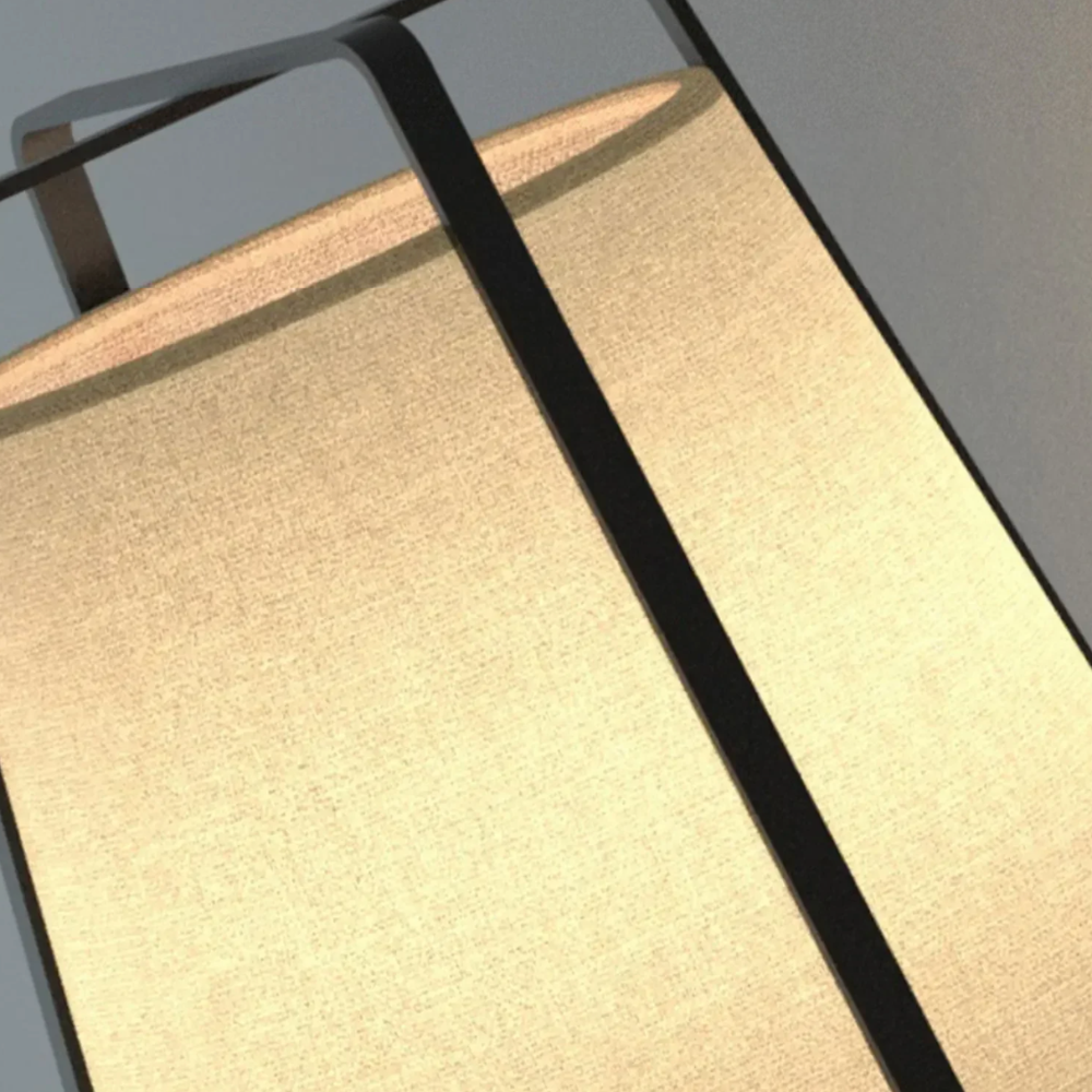 LumosShade | Lámpara de Pie y Mesa de Tela Moderna para una Ambiencia Elegante