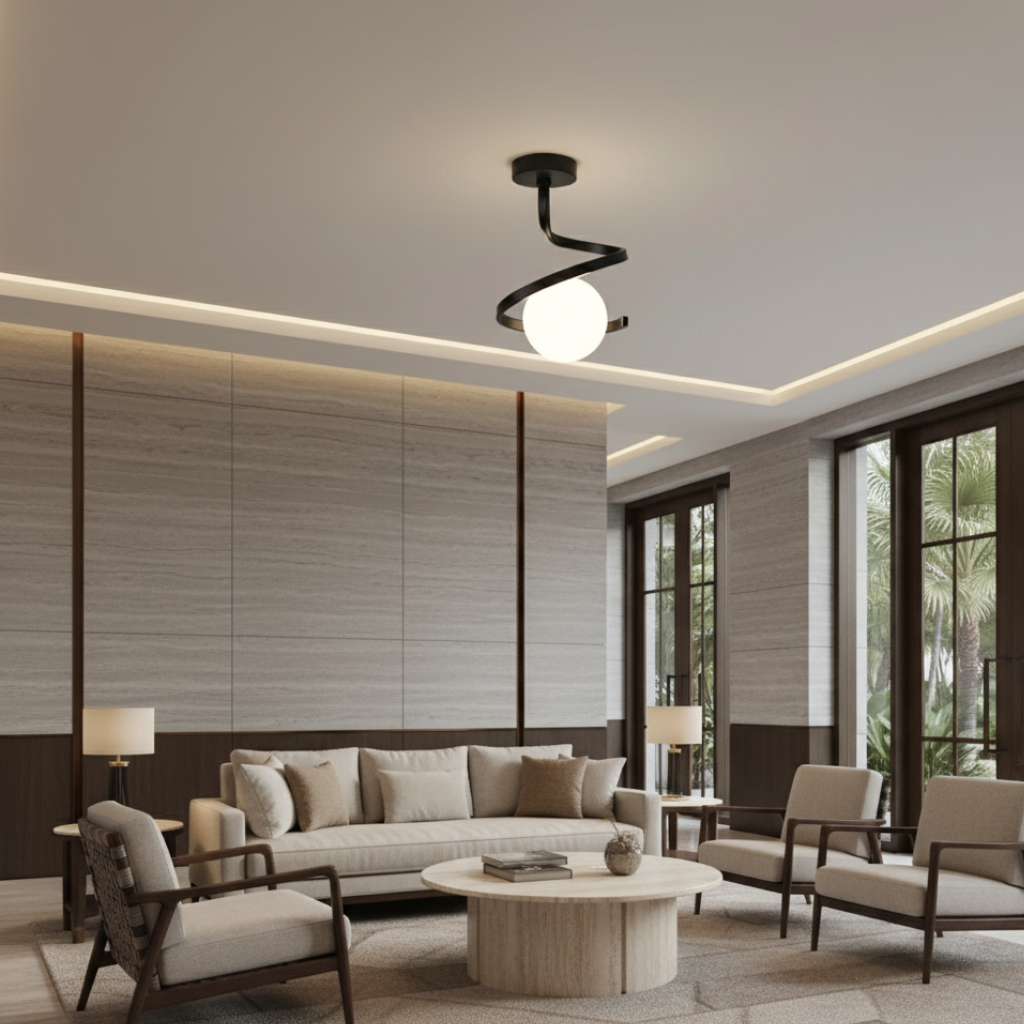 Luz de Techo LED Tavon Halo - Diseño Slim para Interiores Elegantes