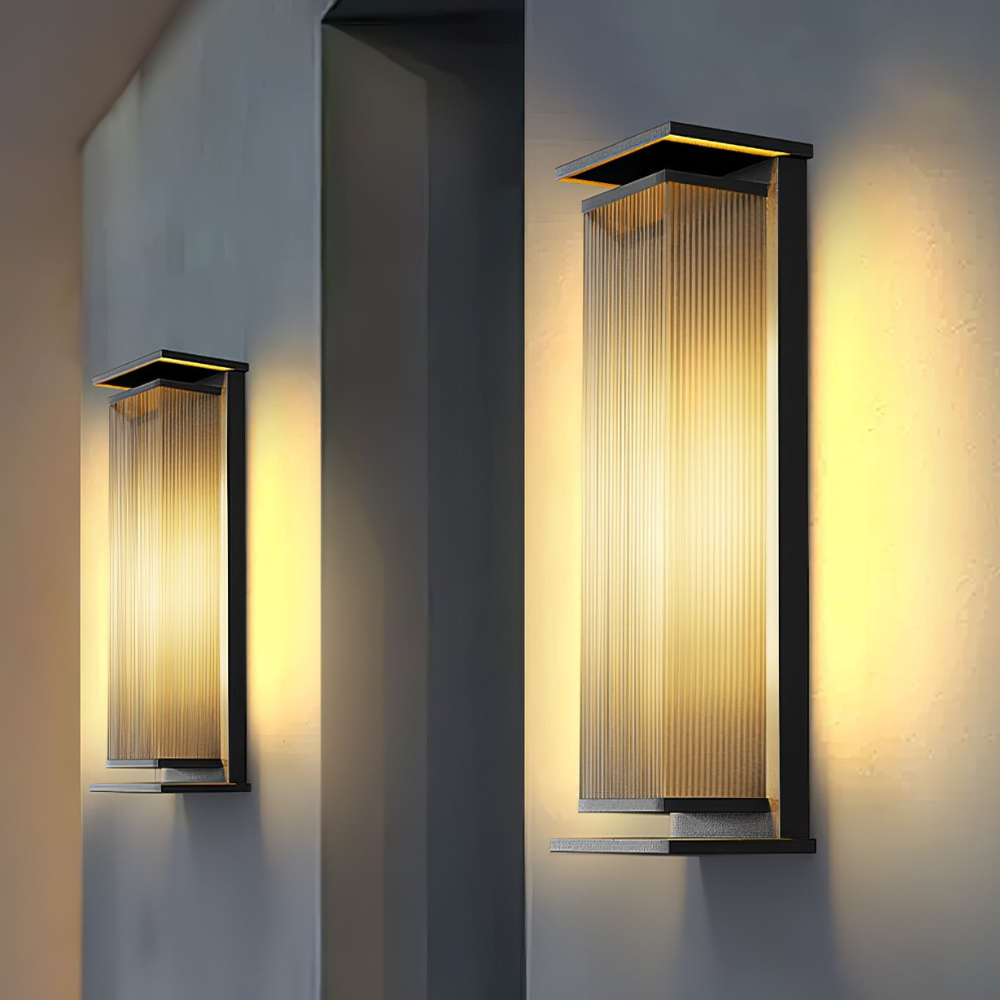 Luz de Pared Moderna para Exteriores | Aplique de Pared LED de Acero Inoxidable Impermeable para Iluminación de Patio y Porche