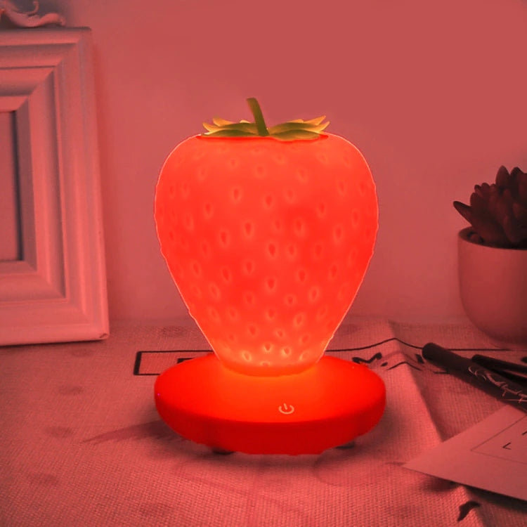 BerryBright - Lámpara de cama de fresa para una decoración acogedora
