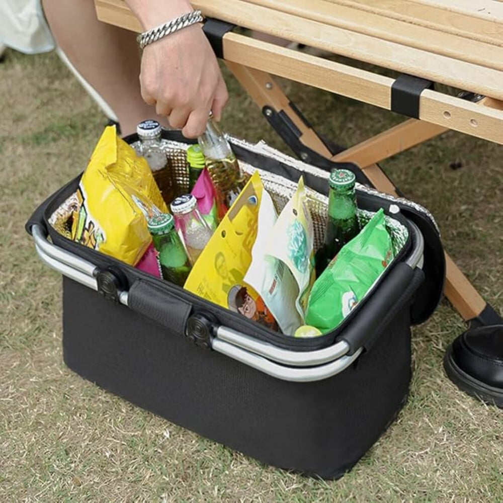 Cesta de Picnic Plegable a Prueba de Fugas