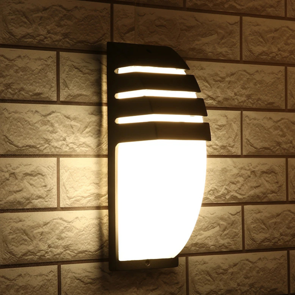 Aplique de Pared de Aluminio Moderno para Exterior