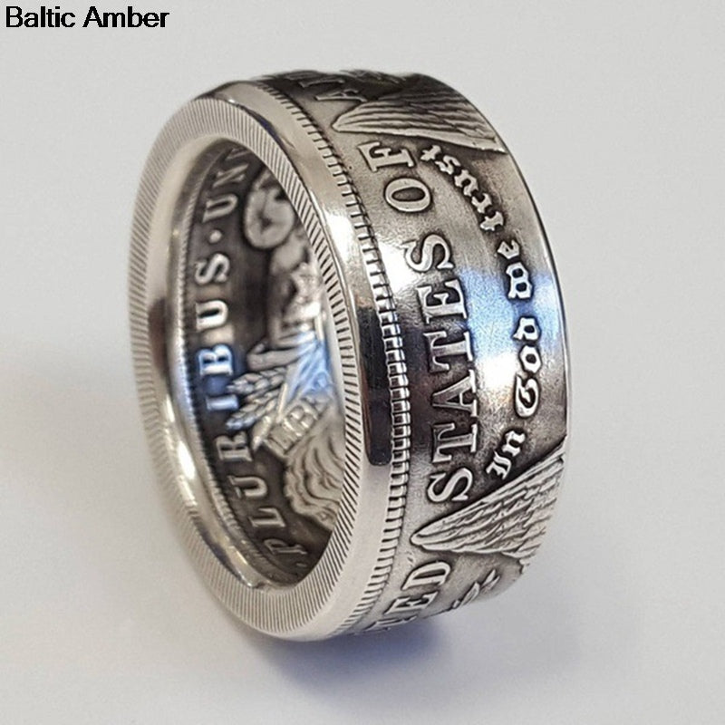 Kalsten | Anillo de Moneda de Dólar de Plata Morgan