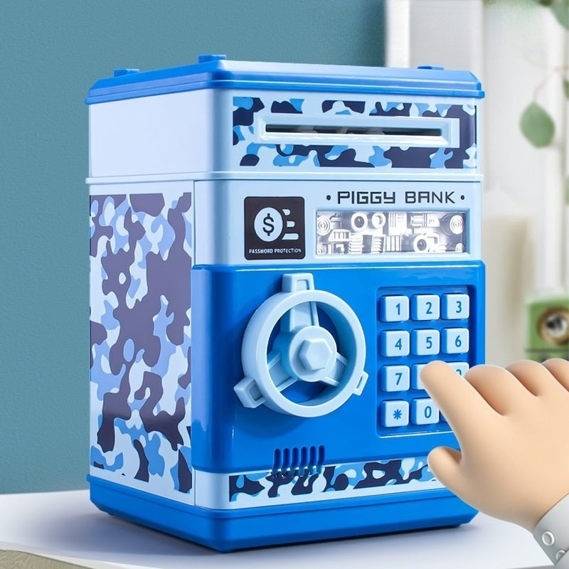CoinGuard – Alcancía Digital con Cerradura de Contraseña y Diseño Inspirado en Cajeros Automáticos