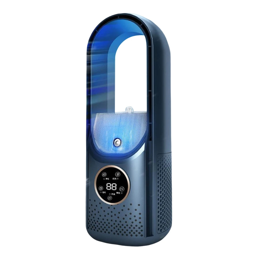 Refrigerador de aire portátil – Alimentación por USB – 6 velocidades – Para el hogar, la oficina y los viajes