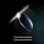Gafas de sol foto-cromáticas con lentes polarizados anti-reflejo