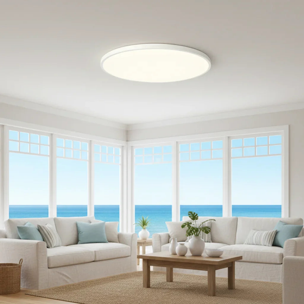 Luz de Techo LED Moderna de Montaje Empotrado - Eficiente en Energía, Diseño Minimalista para Sala de Estar o Dormitorio