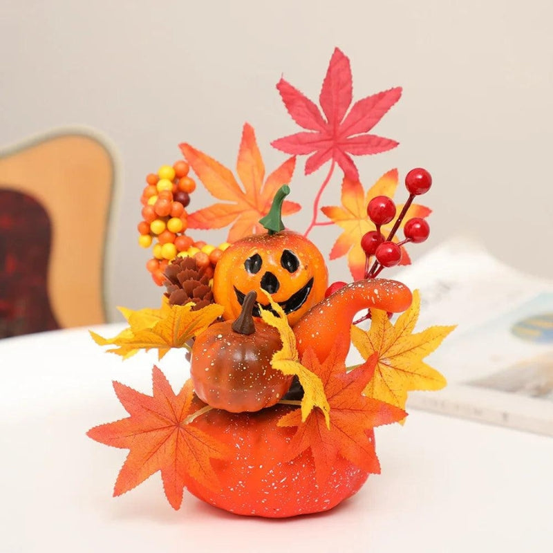 GhostlyGourd - Adorno Decorativo de Halloween con Diseño Inspirado en Calabaza