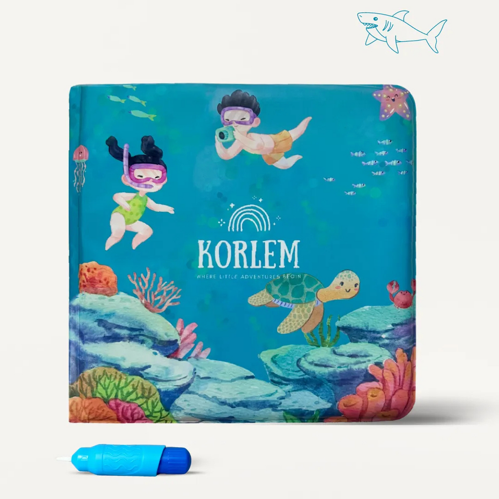 Libro de colorear mágico con agua