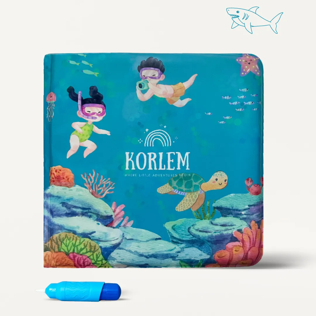 Libro de colorear mágico con agua