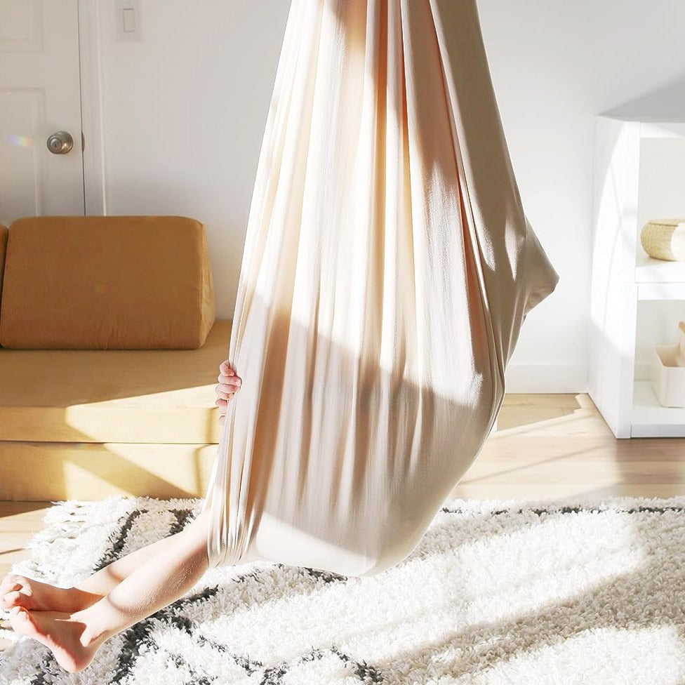 Hamaca terapéutica sensorial para niños – Hamaca interior relajante para enfoque y relajación