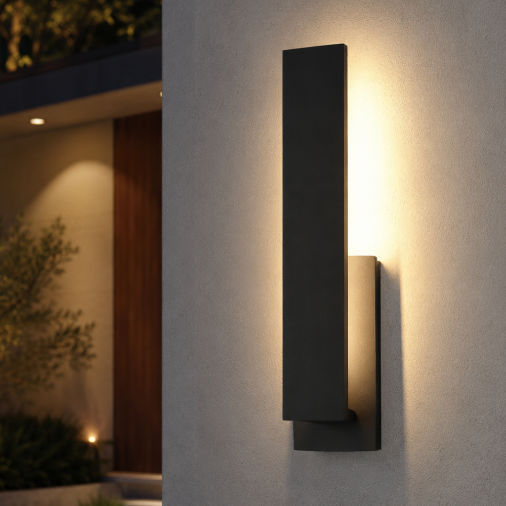 Architex | Aplique de pared exterior moderno y minimalista para iluminación exterior