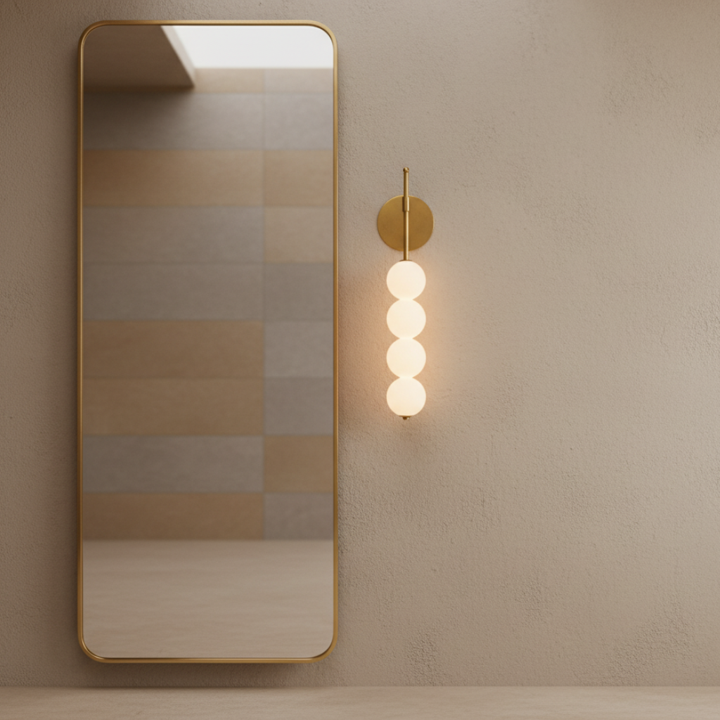 Aplique de Pared Minimalista Elegante - Iluminación LED Cálida para Interiores Modernos