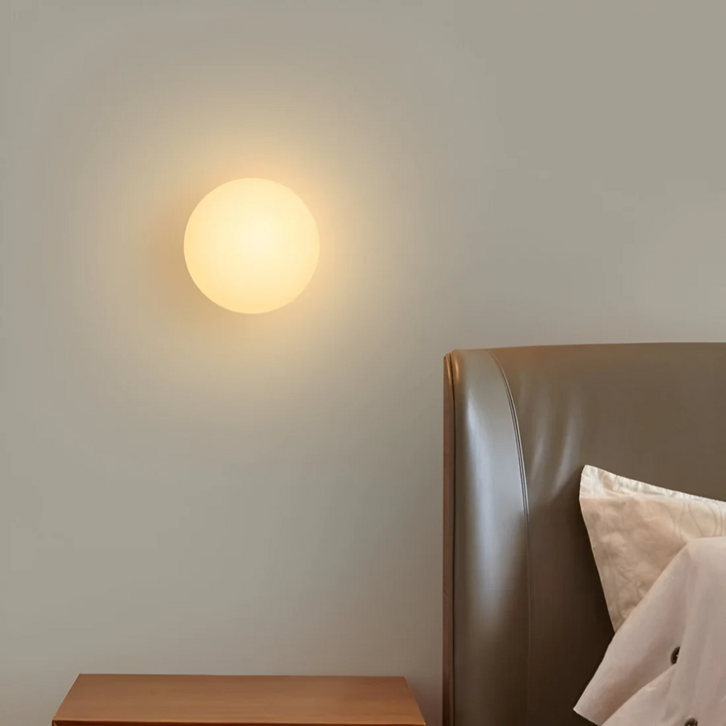Solora | Aplique LED redondo de vidrio