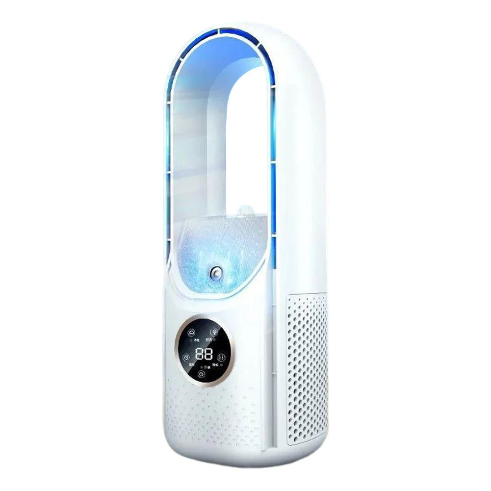 Refrigerador de aire portátil – Alimentación por USB – 6 velocidades – Para el hogar, la oficina y los viajes