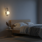 Aplique de Pared de Vidrio Elegante - Luz de Pared Moderna para una Atmosfera Acogedora en Interiores