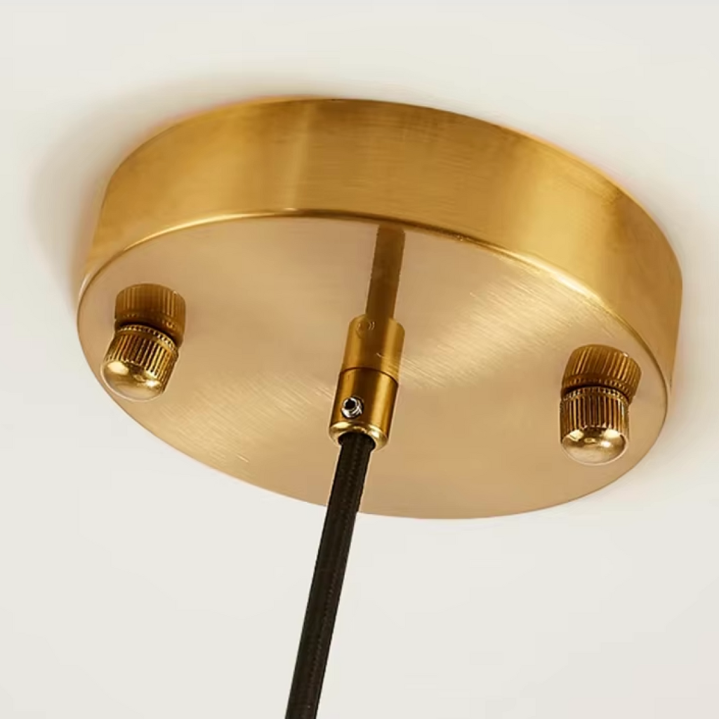Lámpara Colgante de Vidrio Moderno - Diseño de Cúpula Ajustable para Isla de Cocina