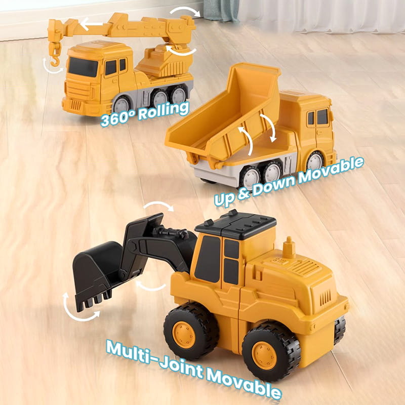 MagnaBuild – Set de vehículo de construcción magnético creativo | 50% DESCUENTO