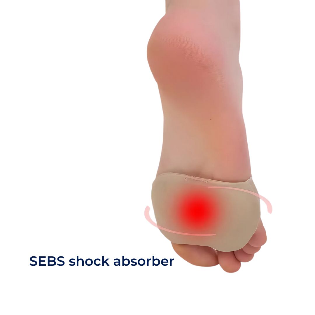 Almohadillas de Alivio para Neuroma de Morton y Metatarsalgia ComfortStep | Cojín de Gel y Soporte Metatarsal | Alivio del Dolor en los Pies para la Comodidad Diaria Kalsten