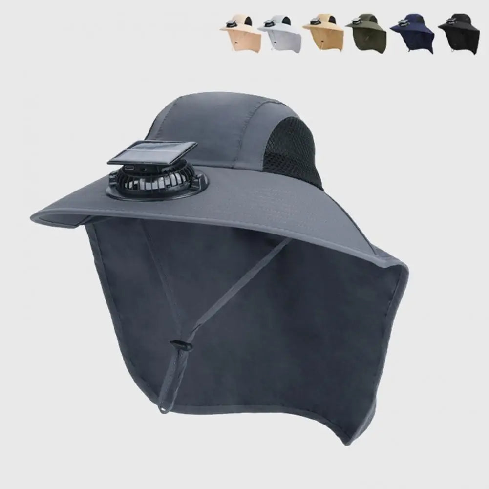 Sombrero Solar con Visera Ancha y Protección UV